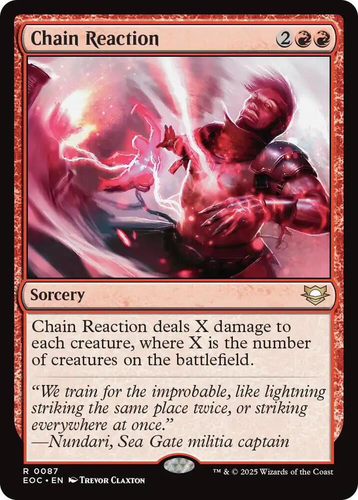 Chain Reaction [Commander: Edge of Eternities] 87