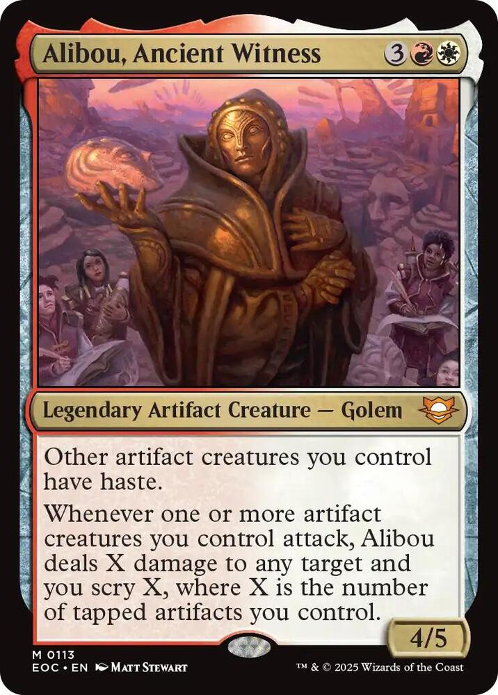 Alibou, Ancient Witness [Commander: Edge of Eternities] 113