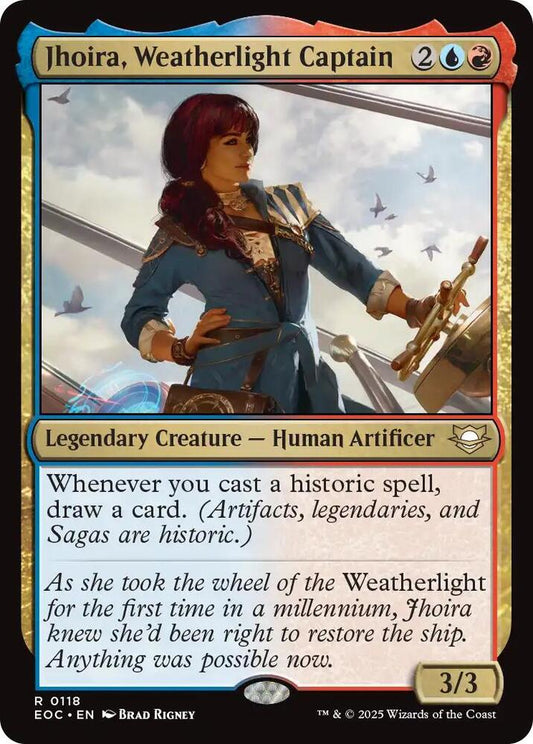 Jhoira, Weatherlight Captain [Commander: Edge of Eternities] 118