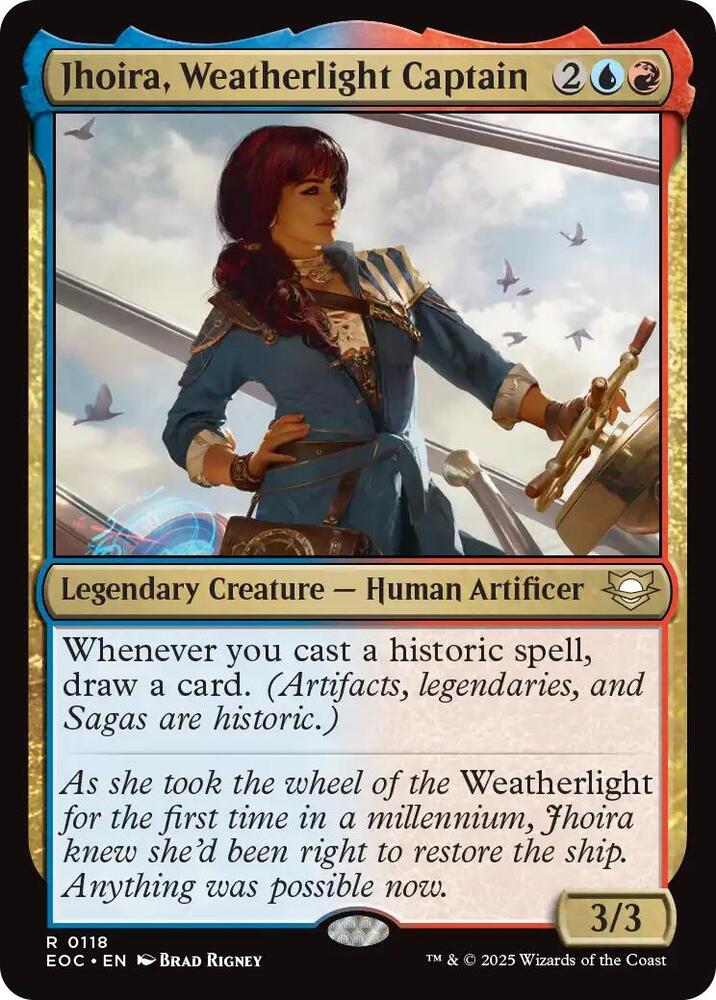 Jhoira, Weatherlight Captain [Commander: Edge of Eternities] 118