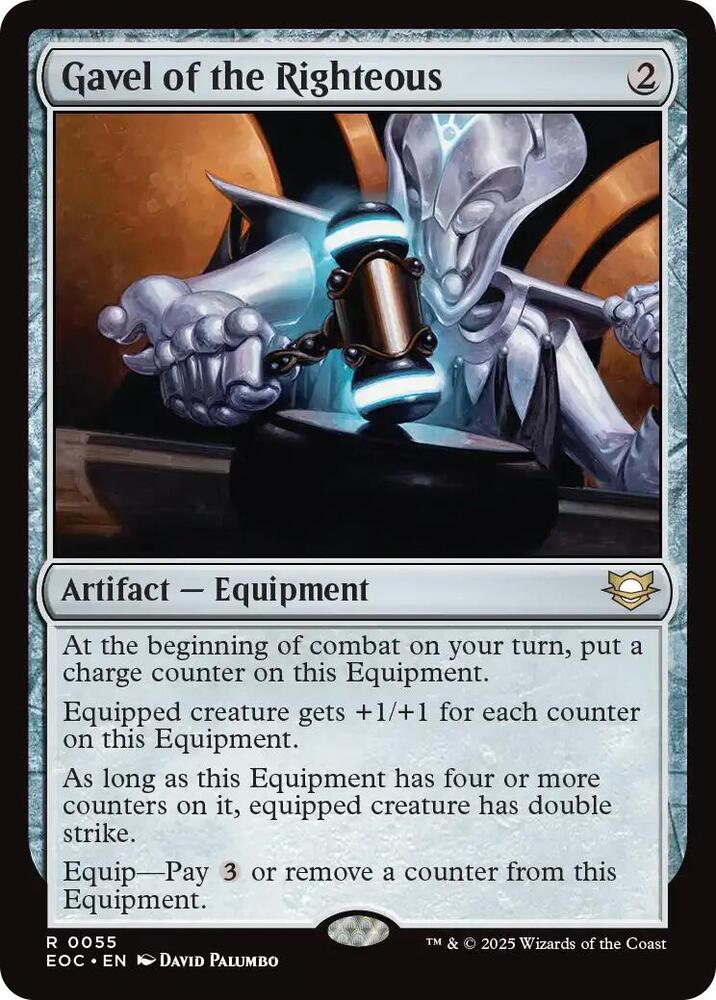 Gavel of the Righteous [Commander: Edge of Eternities] 55