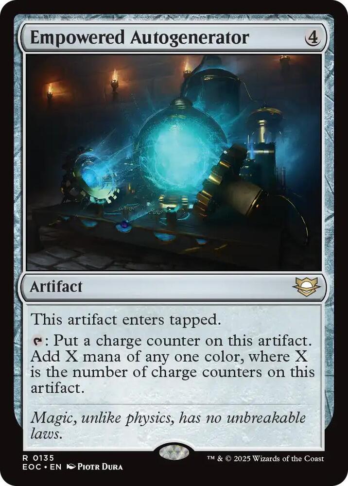 Empowered Autogenerator [Commander: Edge of Eternities] 135
