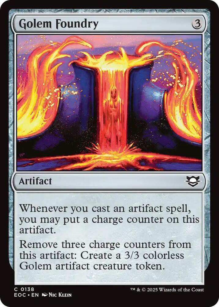 Golem Foundry [Commander: Edge of Eternities] 138
