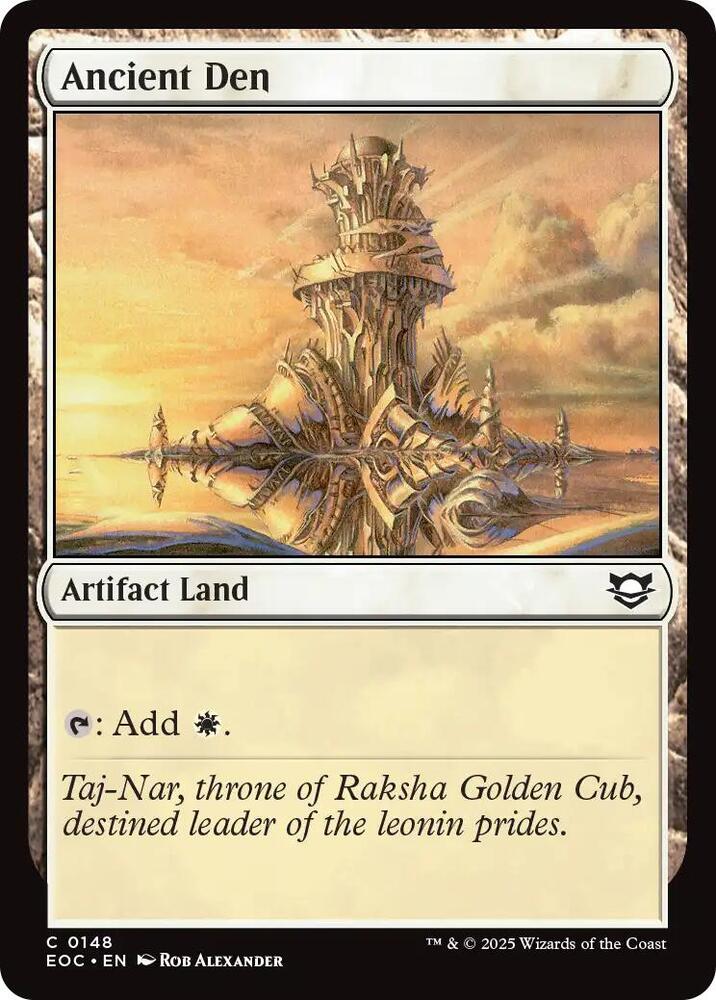 Ancient Den [Commander: Edge of Eternities] 148