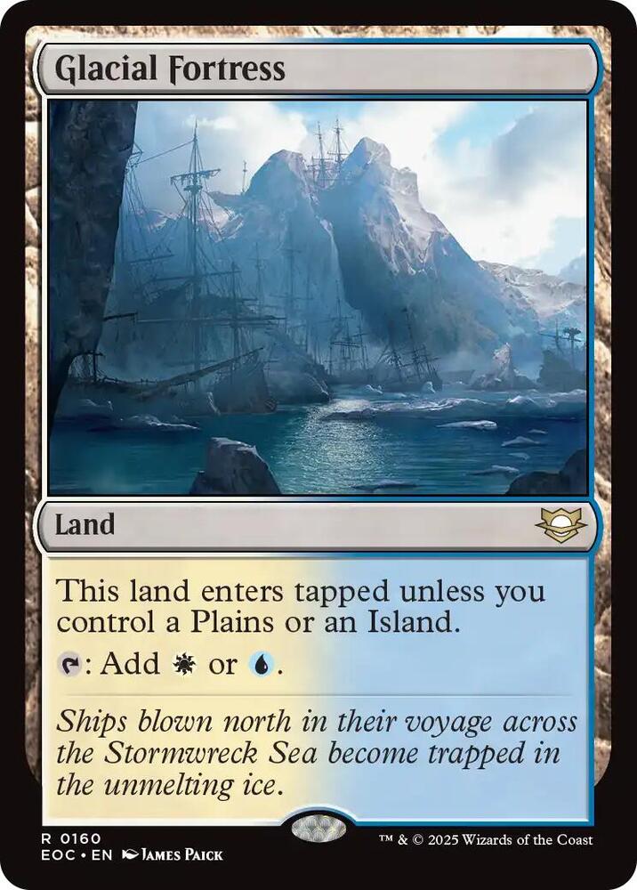 Glacial Fortress [Commander: Edge of Eternities] 160