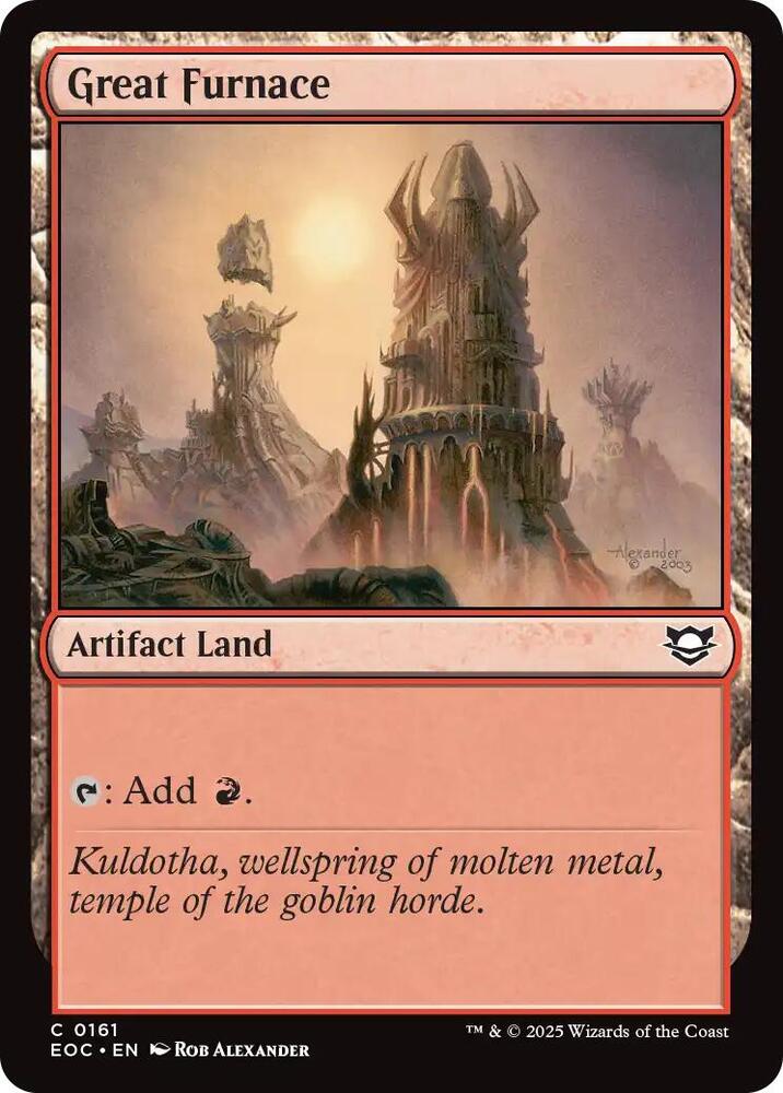 Great Furnace [Commander: Edge of Eternities] 161