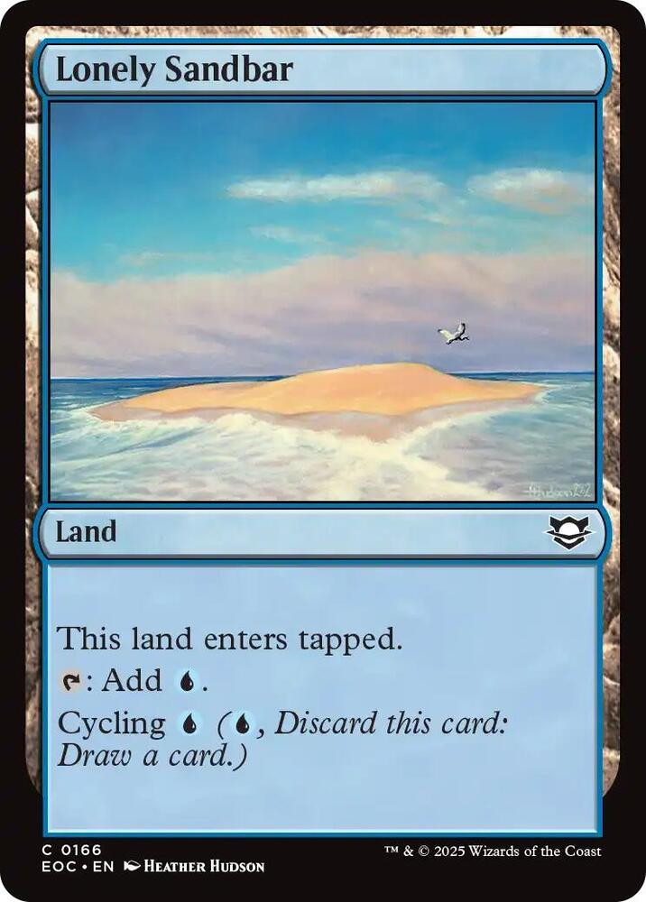 Lonely Sandbar [Commander: Edge of Eternities] 166