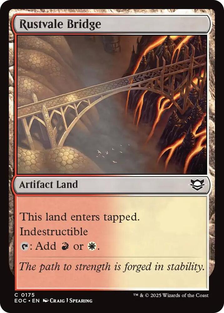 Rustvale Bridge [Commander: Edge of Eternities] 175