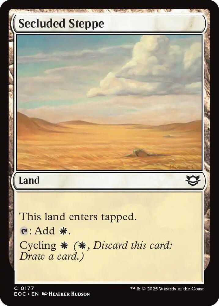 Secluded Steppe [Commander: Edge of Eternities] 177