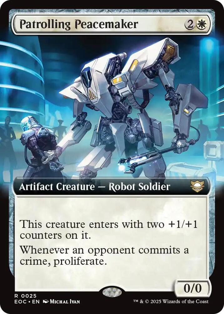 Patrolling Peacemaker (Extended Art) [Commander: Edge of Eternities] 25