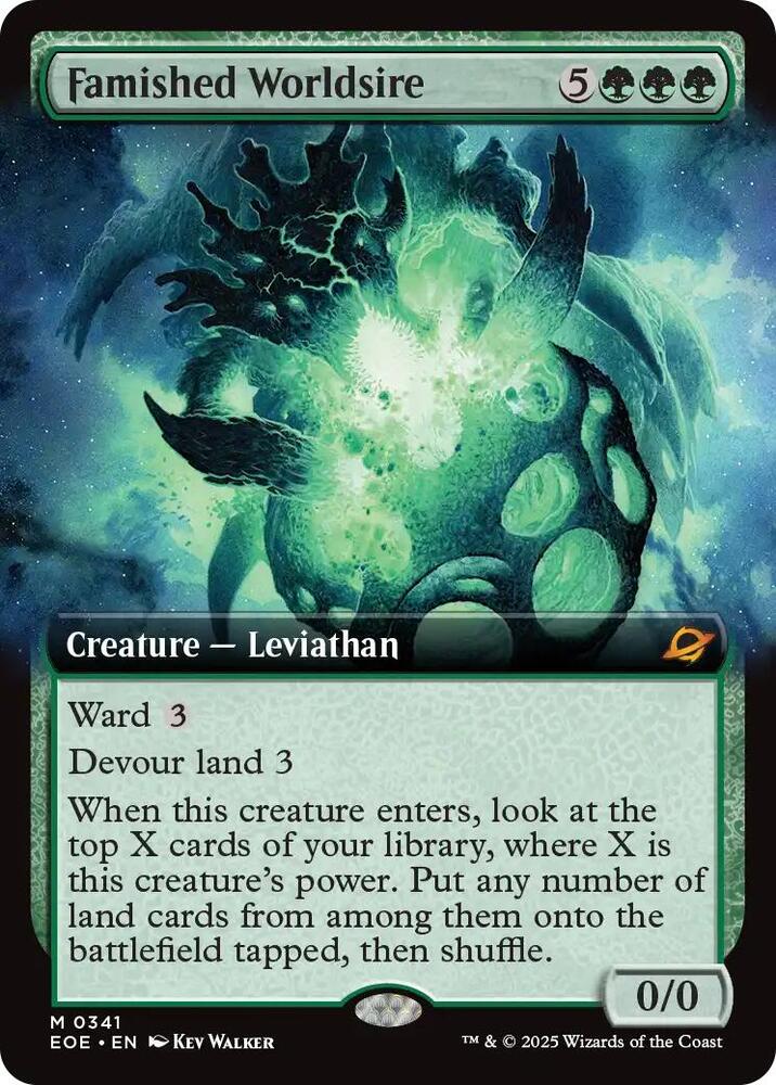 Famished Worldsire (Extended Art) [Edge of Eternities] 341