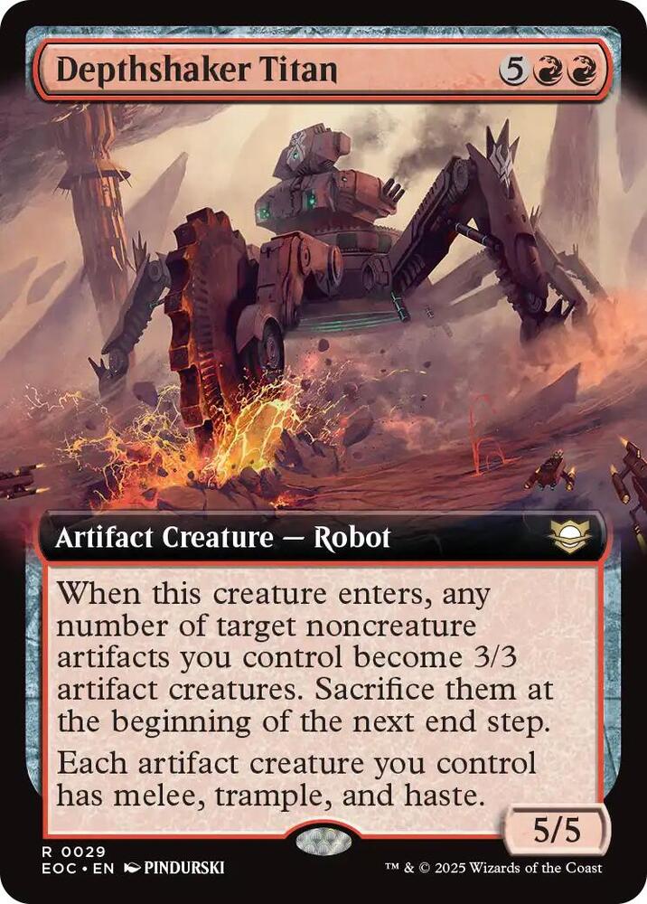 Depthshaker Titan (Extended Art) [Commander: Edge of Eternities] 29