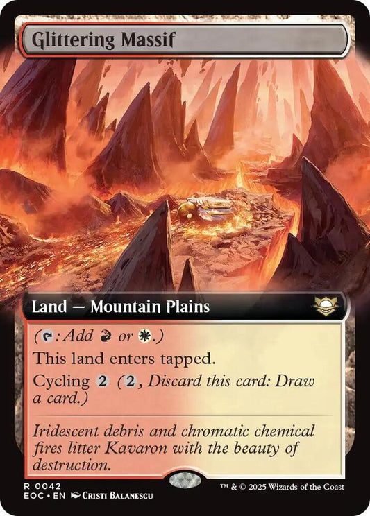 Glittering Massif (Extended Art) [Commander: Edge of Eternities] 42