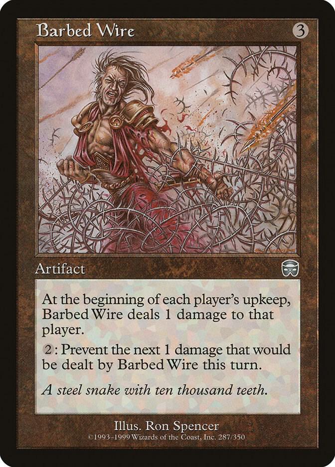 Barbed Wire [Mercadian Masques] 287