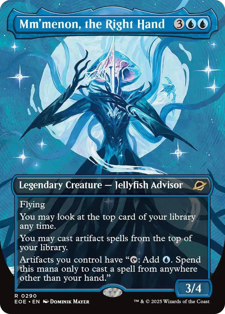 Mm'menon, the Right Hand (Borderless) [Edge of Eternities] 290