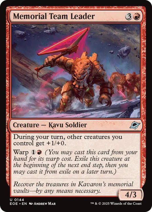 Memorial Team Leader [Edge of Eternities] 144