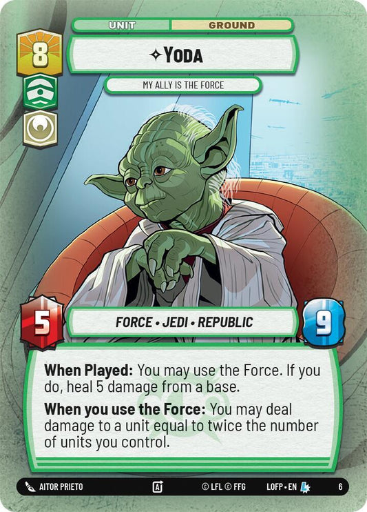Yoda - My Ally is the Force [Legends of the Force: Weekly Play Promos] 6
