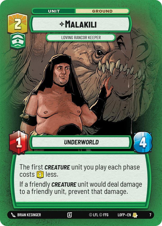 Malakili - Loving Rancor Keeper [Legends of the Force - Weekly Play Promos] 7
