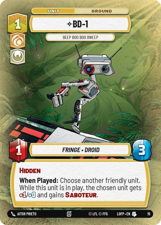 BD-1 - Beep Boo Boo Bweep [Legends of the Force: Weekly Play Promos] 15