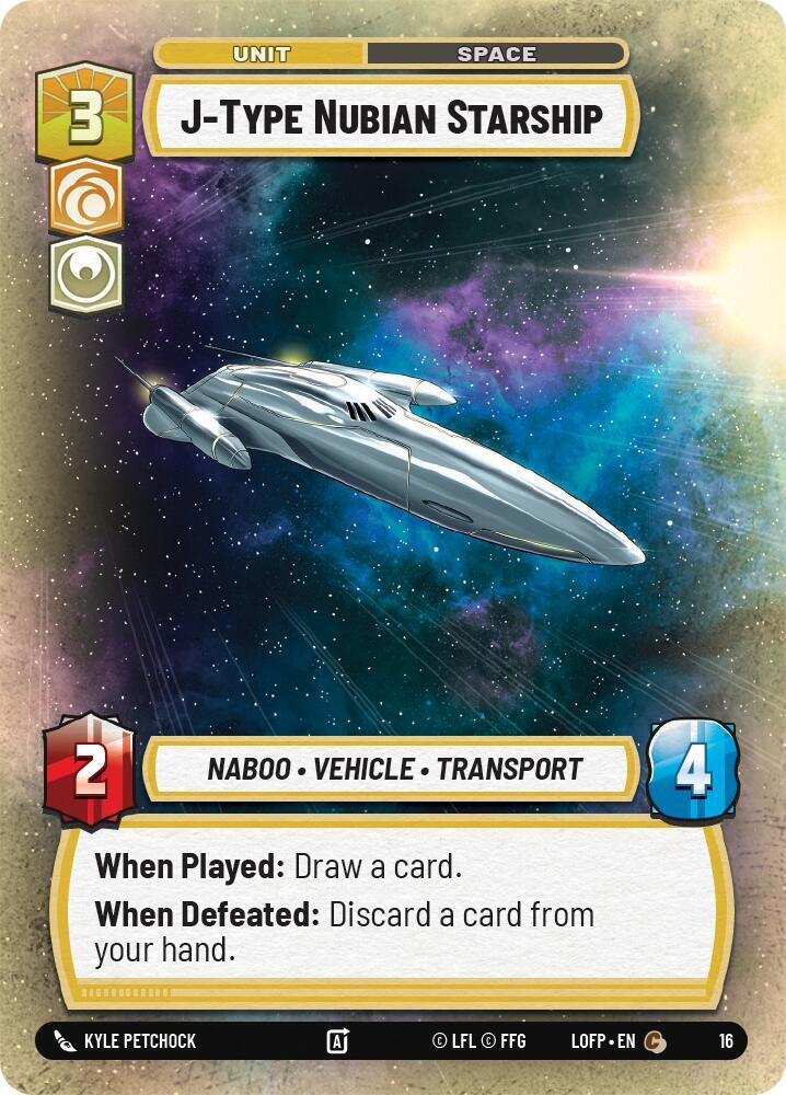 J-Type Nubian Starship [Legends of the Force: Weekly Play Promos] 16