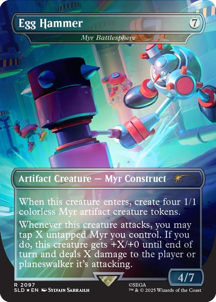 Egg Hammer - Myr Battlesphere (Rainbow Foil) [Secret Lair Drop Series] 2097