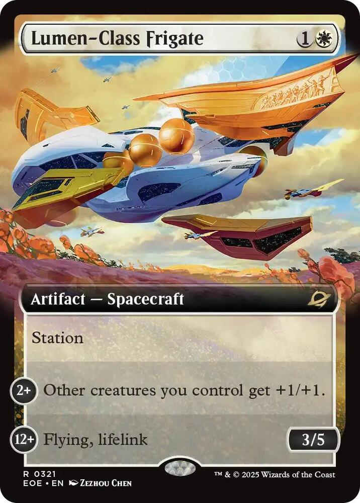 Lumen-Class Frigate (Extended Art) [Edge of Eternities] 321