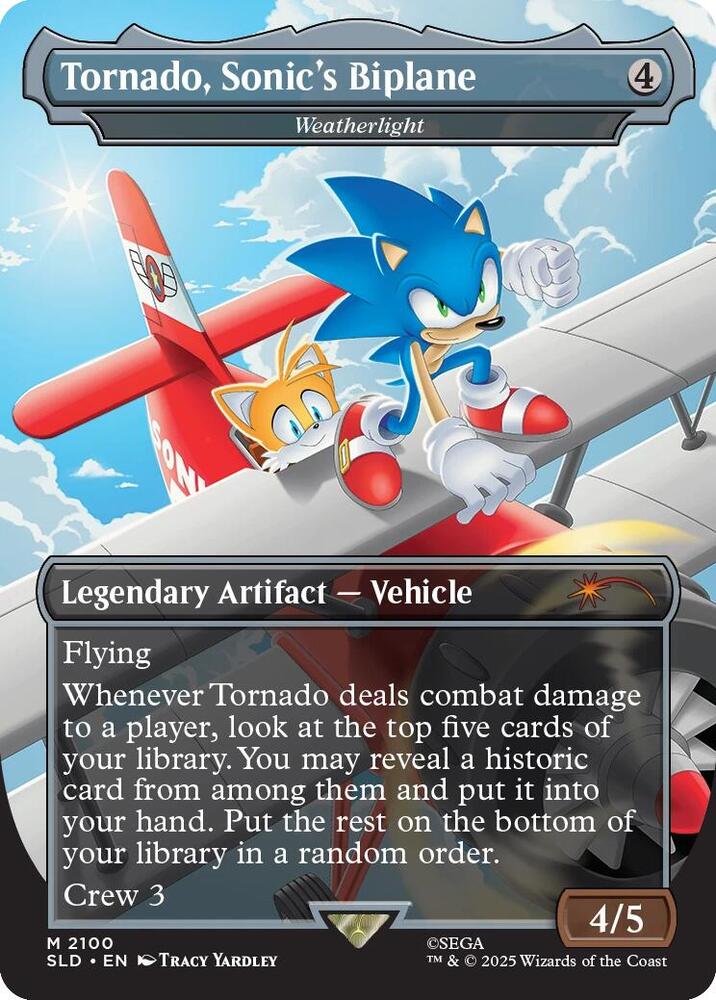 Tornado, Sonic's Biplane - Weatherlight [Secret Lair Drop Series] 2100