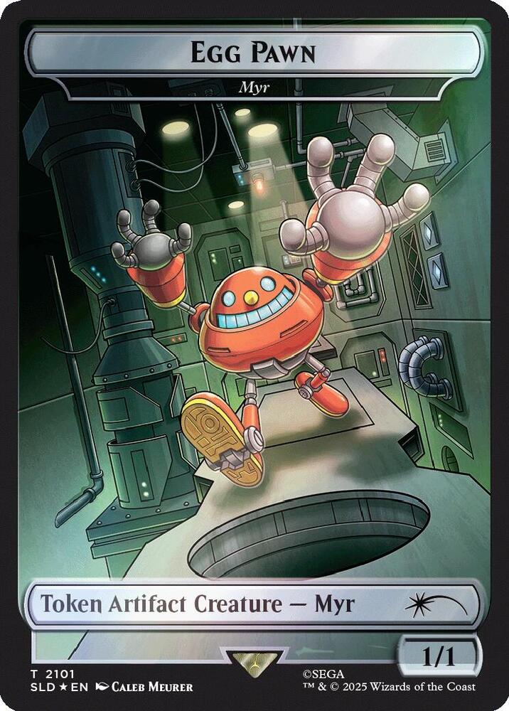 Egg Pawn - Myr Token (Rainbow Foil) [Secret Lair Drop Series] 2101