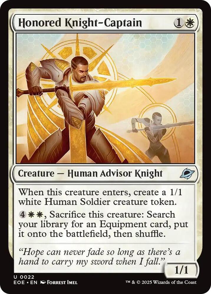Honored Knight-Captain [Edge of Eternities] 22