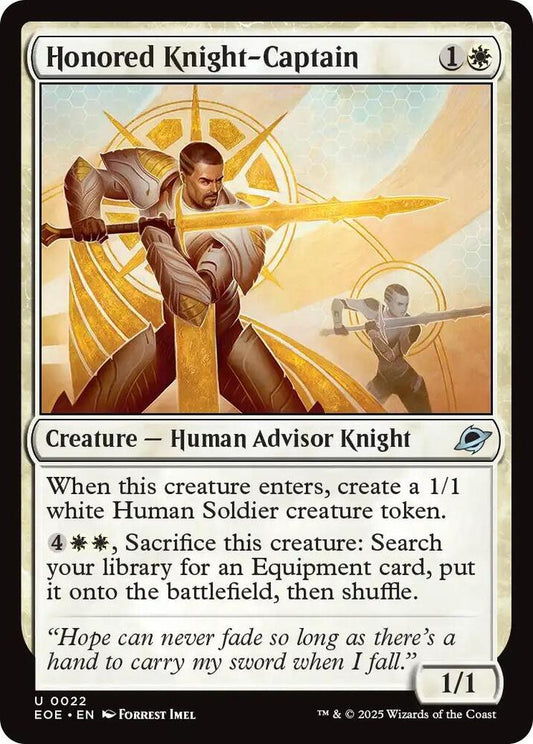 Honored Knight-Captain [Edge of Eternities] 22