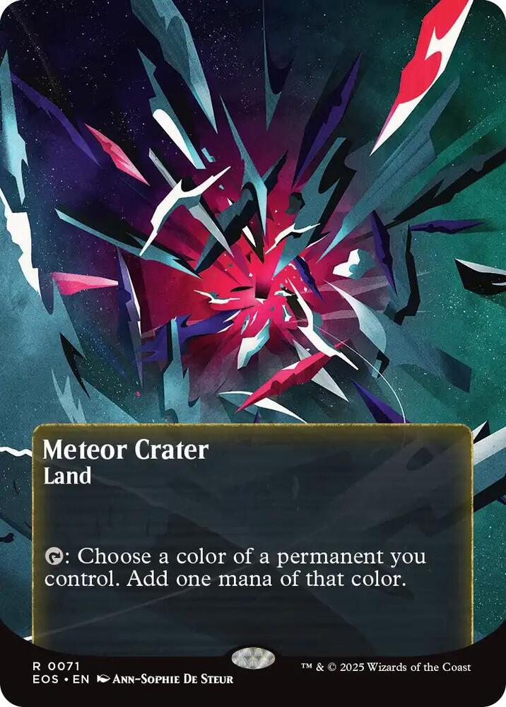 Meteor Crater (0071) (Borderless) [Edge of Eternities: Stellar Sights] 71