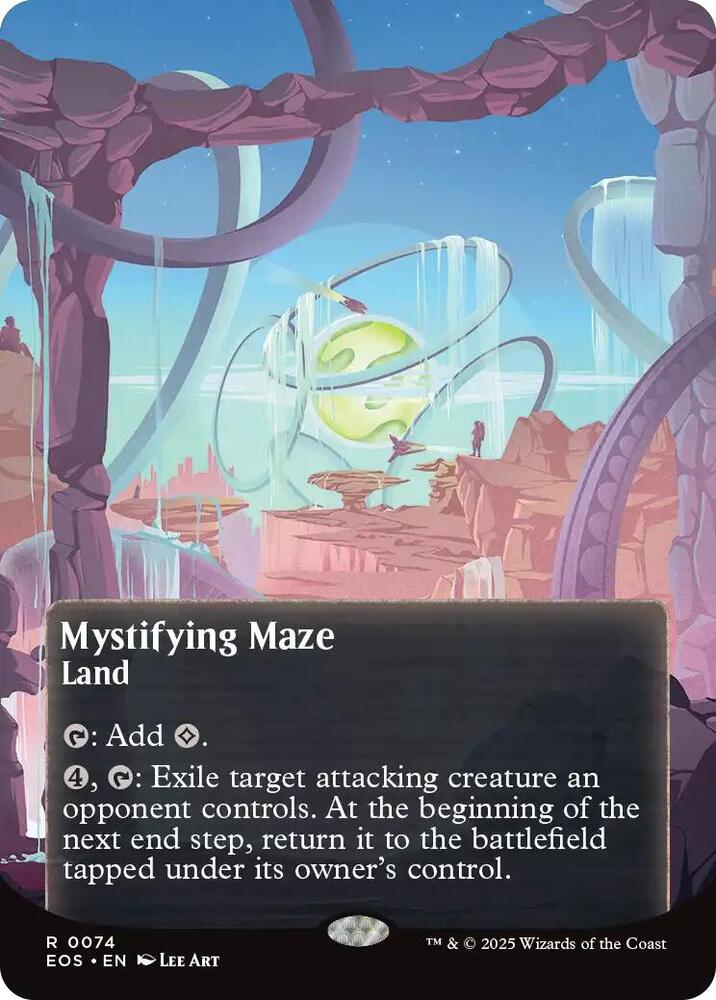 Mystifying Maze (0074) (Borderless) [Edge of Eternities: Stellar Sights] 74
