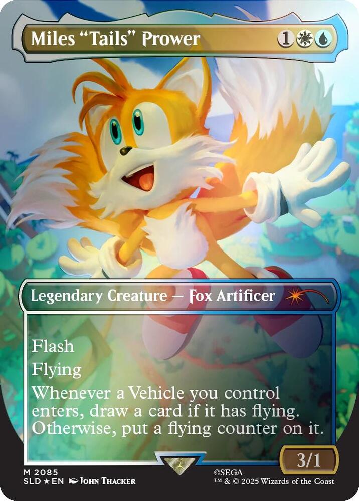 Miles "Tails" Prower (Rainbow Foil) [Secret Lair Drop Series] 2085