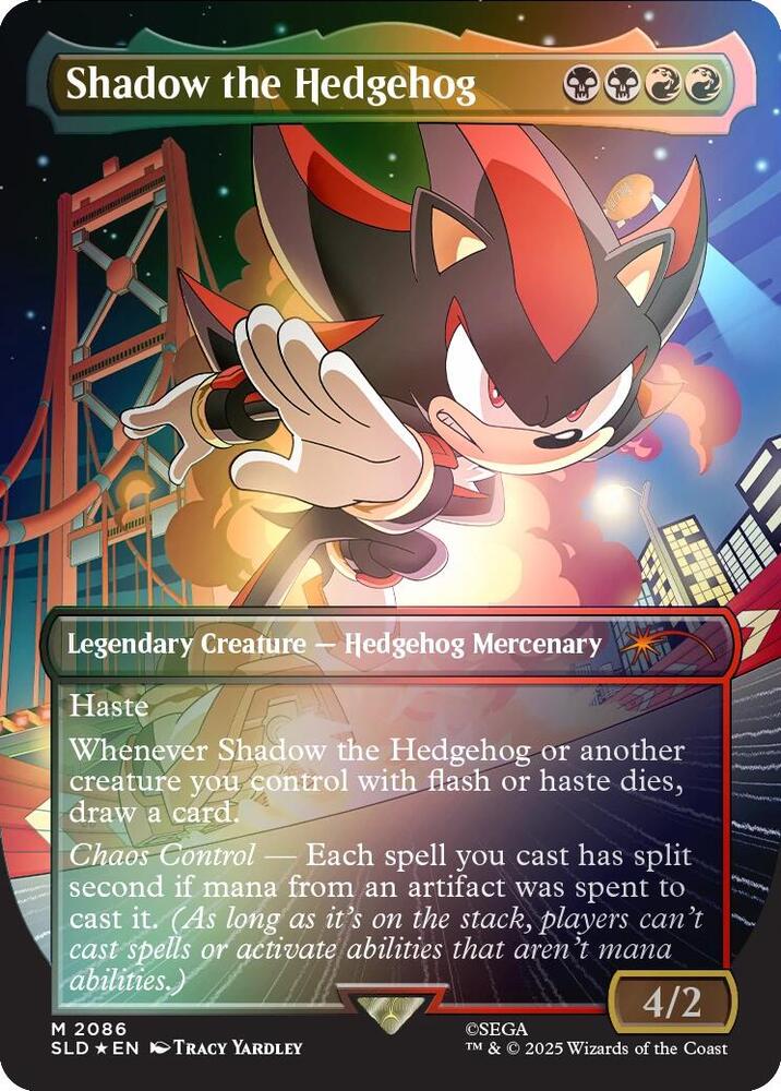 Shadow the Hedgehog (Rainbow Foil) [Secret Lair Drop Series] 2086