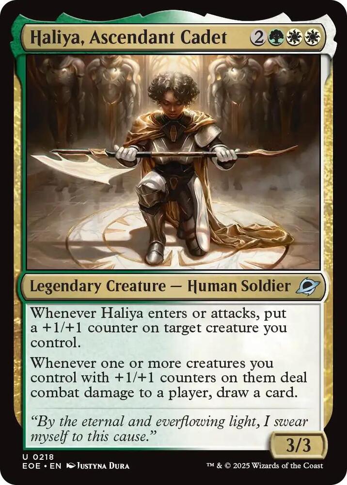 Haliya, Ascendant Cadet [Edge of Eternities] 218