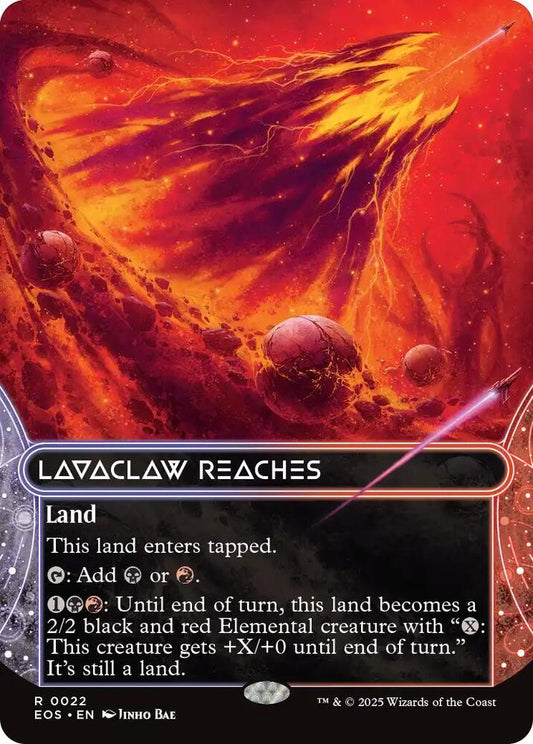Lavaclaw Reaches (0022) (Borderless) [Edge of Eternities: Stellar Sights] 22