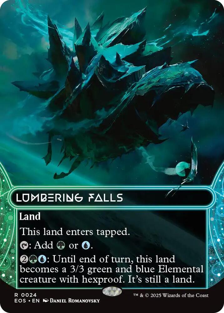 Lumbering Falls (0024) (Borderless) [Edge of Eternities: Stellar Sights] 24