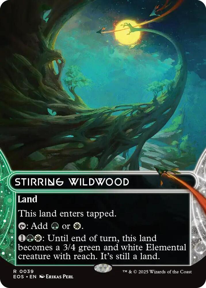 Stirring Wildwood (0039) (Borderless) [Edge of Eternities: Stellar Sights] 39