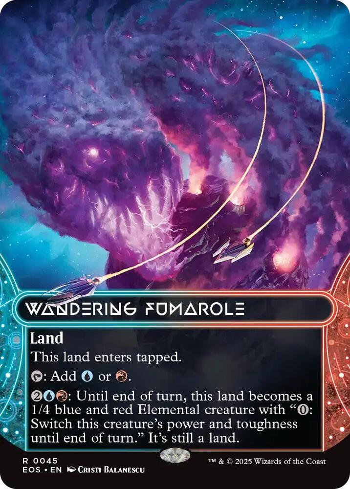 Wandering Fumarole (0045) (Borderless) [Edge of Eternities: Stellar Sights] 45