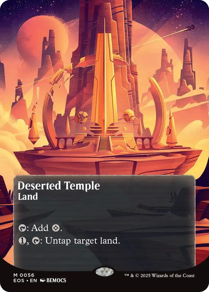 Deserted Temple (0056) (Borderless) [Edge of Eternities: Stellar Sights] 56