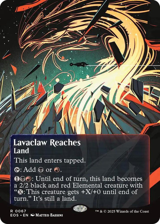 Lavaclaw Reaches (0067) (Borderless) [Edge of Eternities: Stellar Sights] 67