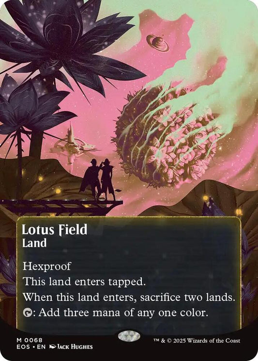 Lotus Field (0068) (Borderless) [Edge of Eternities: Stellar Sights] 68