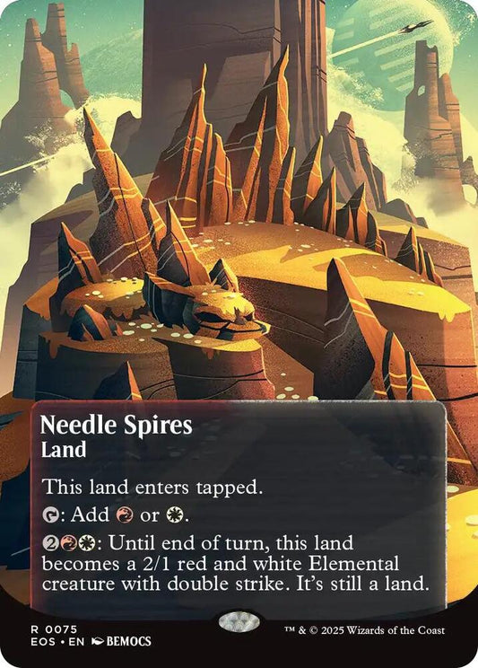 Needle Spires (0075) (Borderless) [Edge of Eternities: Stellar Sights] 75