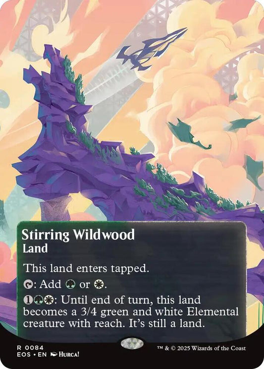 Stirring Wildwood (0084) (Borderless) [Edge of Eternities: Stellar Sights] 84