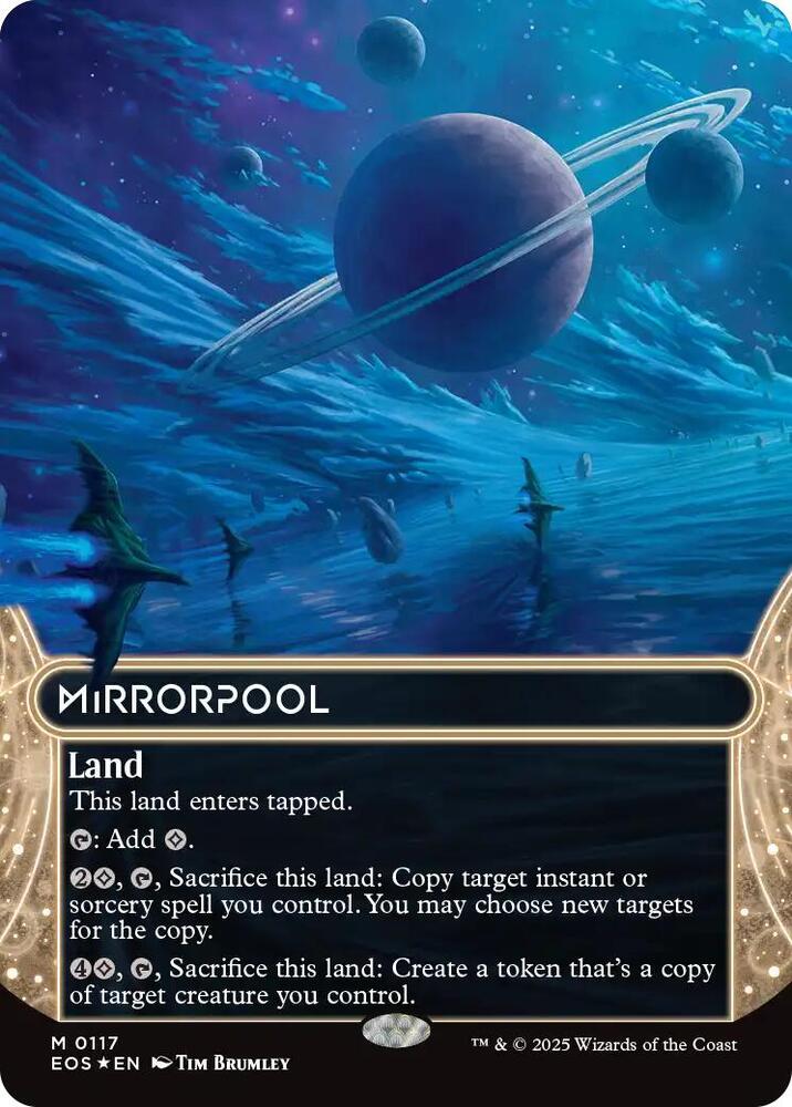 Mirrorpool (0117) (Borderless) (Galaxy Foil) [Edge of Eternities: Stellar Sights] 117