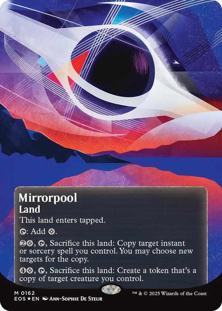 Mirrorpool (0162) (Borderless) (Galaxy Foil) [Edge of Eternities: Stellar Sights] 162