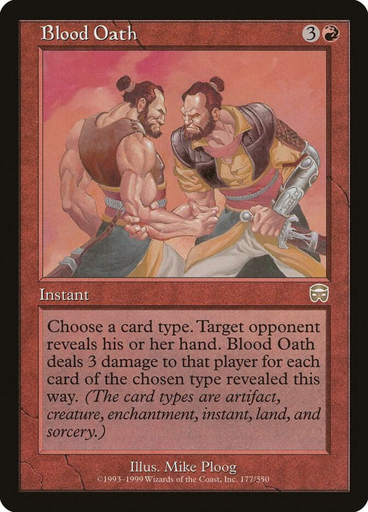 Blood Oath [Mercadian Masques] 177