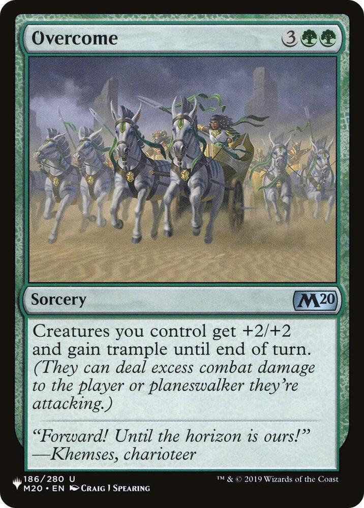 Overcome [The List Reprints] 186