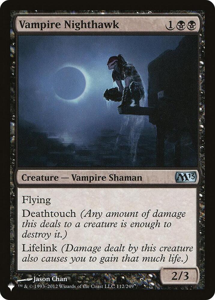 Vampire Nighthawk [The List Reprints] 112