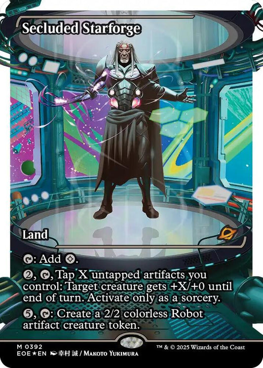 Secluded Starforge (Showcase) (Fracture Foil) [Edge of Eternities] 392